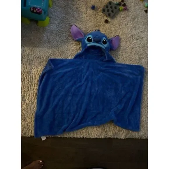LILO and Stitch Kids Hood Blanket Hooded Character Disney