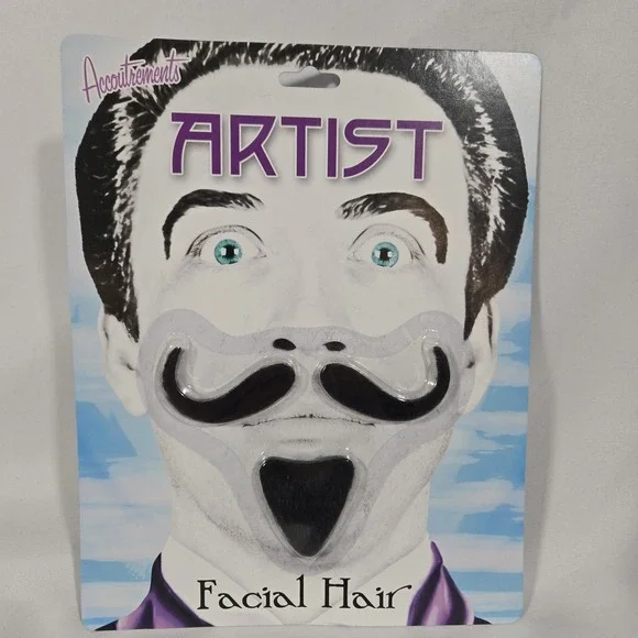 Accoutrements Costume Mustache Artist | New Old stock New with Blemish - small