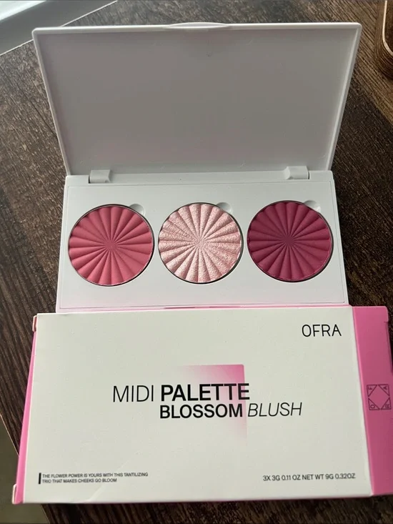 OFRA Blossom Blush Trio — Soft Pink, Rose, Deep Berry