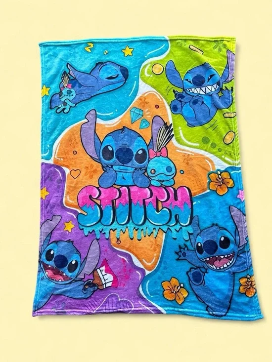 ✨ Stitch Lilo and Stitch Disney fleece blanket✨
