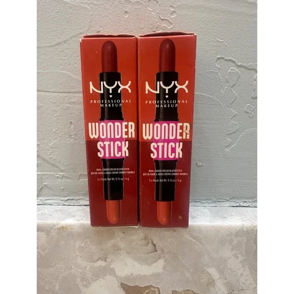 NYX Professional Makeup Wonder Stick Dual Ended Cream Blush Stick Amber‎ Fuchsia
