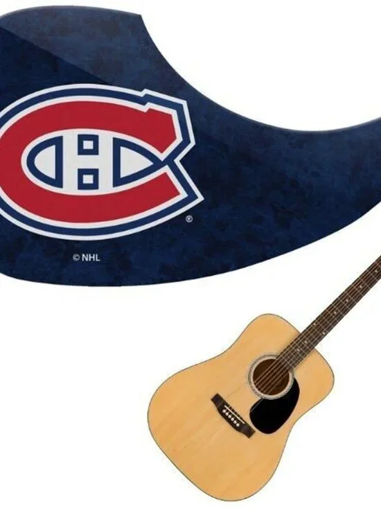 Montreal Canadiens Official Guitar Pick Guard - Woodrow Music NHL Merchandise