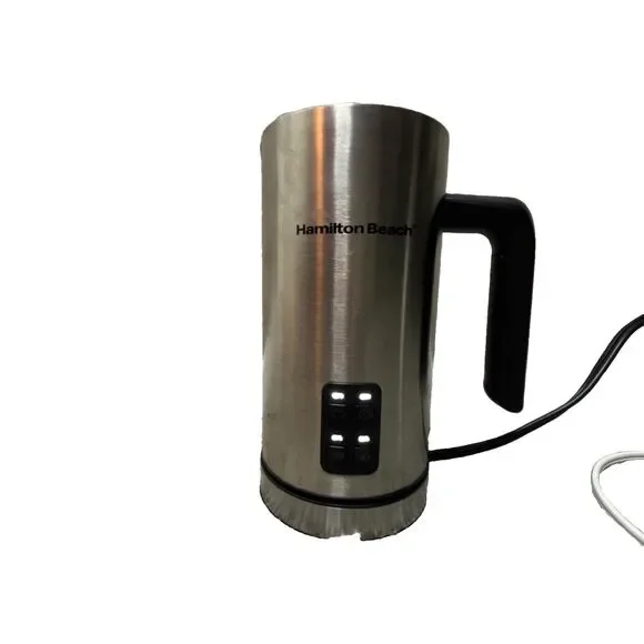 Hamilton Beach Milk Frother and Warmer Stainless Steel 43565C NIB Electric