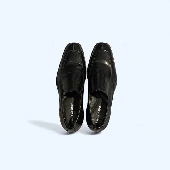 Johnston‎ & Murphy black leather loafers size 11