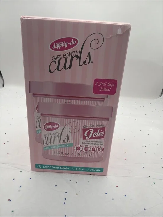 2 Jars Dippity-do Girls with Curls Gelee 11.5 oz (New in box)