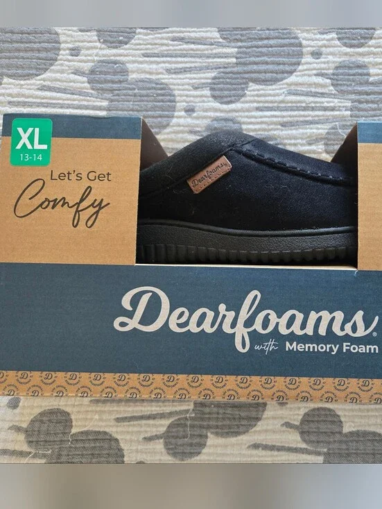 Men's Dearfoams Slippers Size XL (13-14)