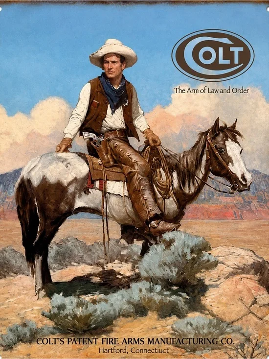 NEW Colt Metal Sign