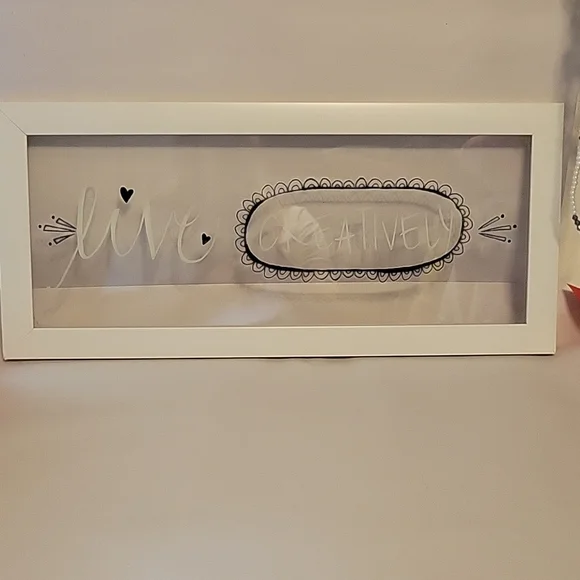 Live Creatively Wall Sign