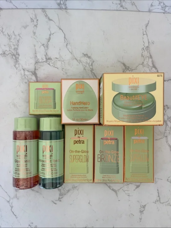 Pixi On-the-Glow Bronze Bronzer & Contour — Tan