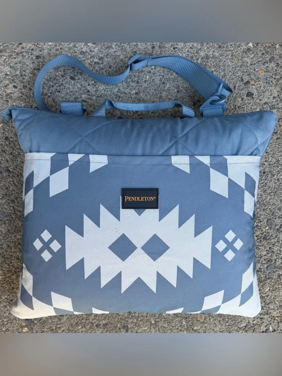 Pendleton Outdoor Packable Folding Blanket Pillow Picnic Camping Festival 60x72”