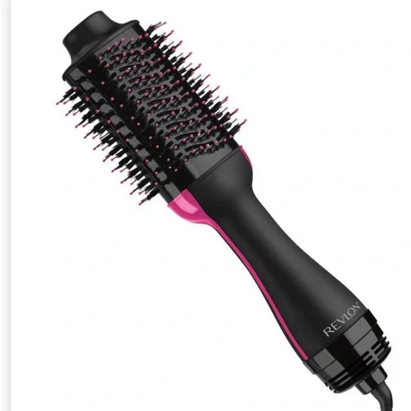 Revlon Black and Pink Hair Dryer Brush