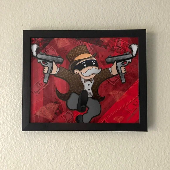 Monopoly Louis Vuitton Wall Art