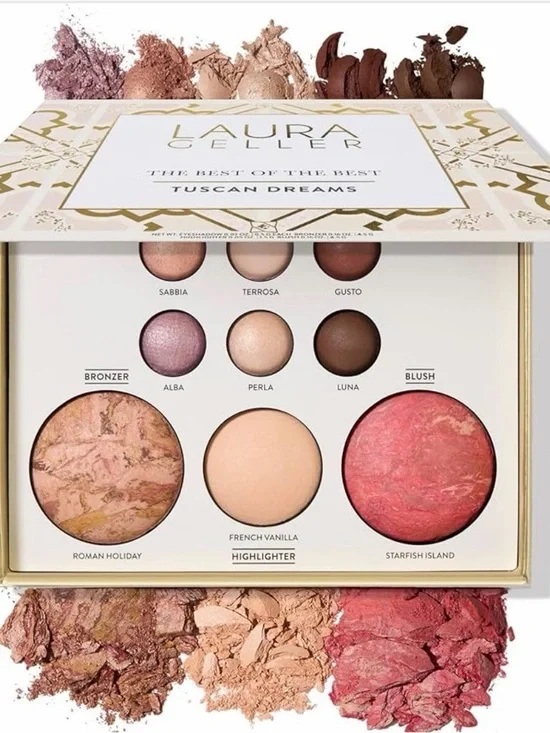 Laura Geller Tuscan Dreams Palette - Pink, Neutral & Bronze Shades