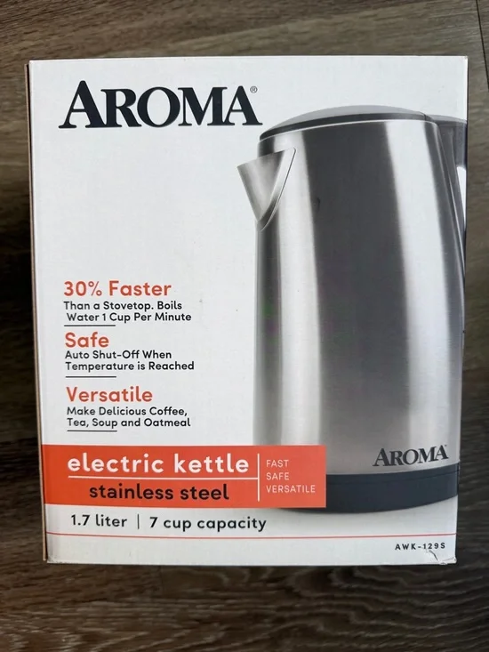 NWT Aroma 1.7L Electric Kettle