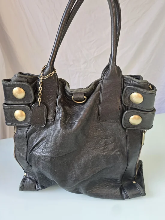 Cynthia Rowley Soft Lamb Leather Hobo Tote