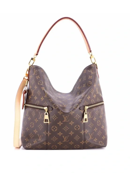 Louis Vuitton Millie  Brown Monogram Canvas Hobo Shoulder Bag
