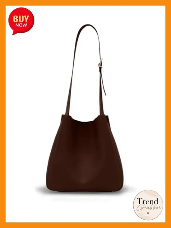 Slouchy Hobo Bag - Soft Faux Leather Shoulder Tote Purse - Vegan PU Leather