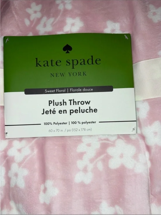 kate spade White Decorative Throw or Blanket