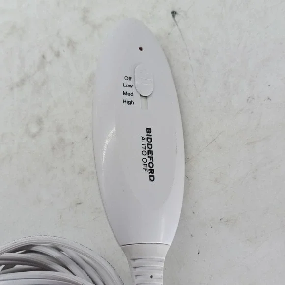 Biddeford TC13W1 Electric Blanket Replacement Controller 4-Prong White 130W a10