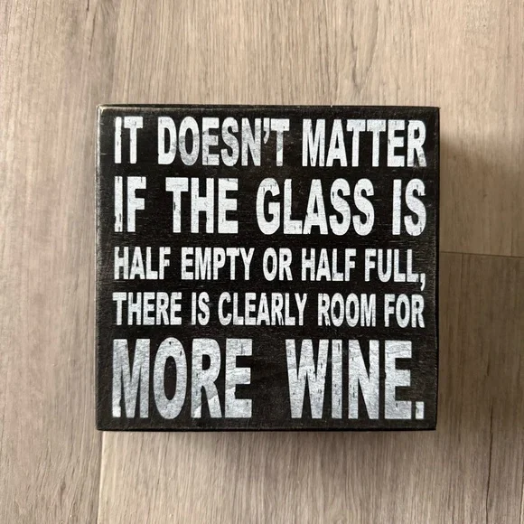 ❤️ Wine Quote Sign