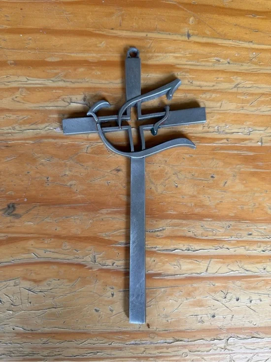 Fine Pewter Lutheran Cross Wall Decor