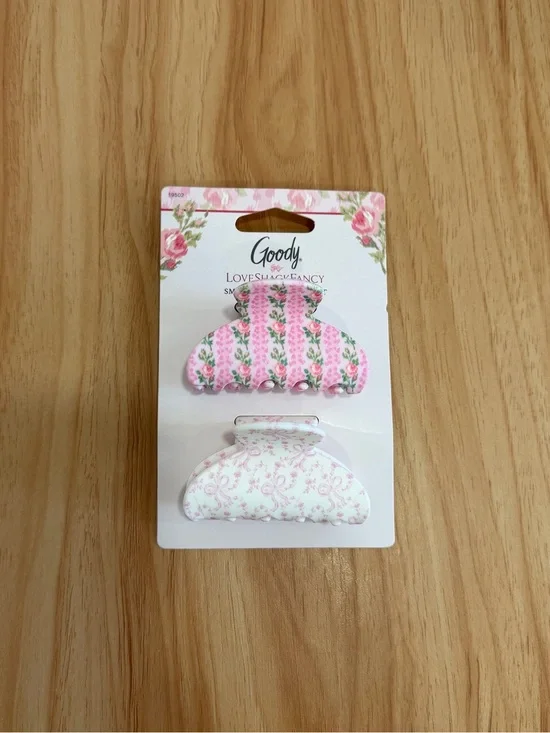LoveShackFancy Floral Hair Claw Clips - Set of 2