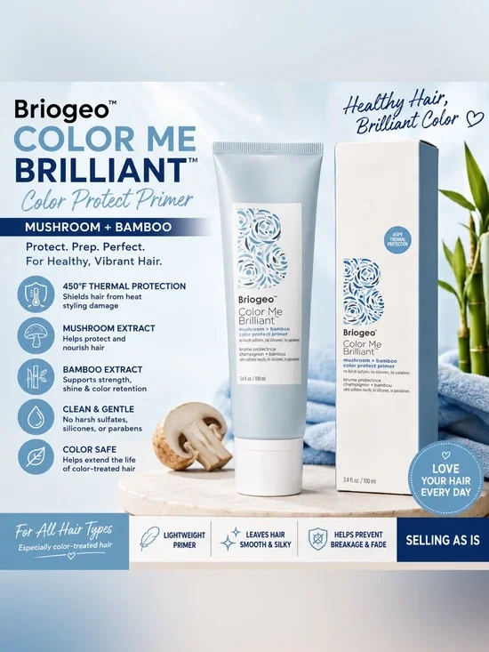 Briogeo Color Me Brilliant Primer in Light Blue