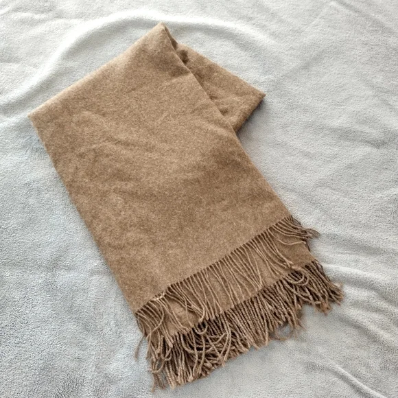 A Soft Idea 100% Baby Alpaca Throw Blanket Monogram 