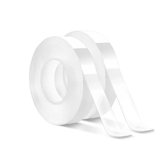 2 Pack Double Sided Heavy Duty Mounting Tape for Walls, Carpets, Posters 16.5 L