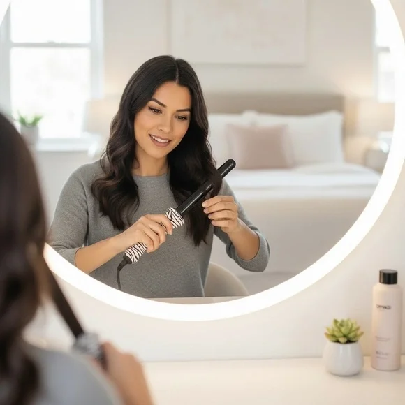 Amika Zebra 19 mm Tourmaline Clip-Free Curler