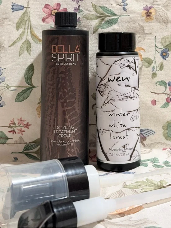 WEN DUO Winter White Forest Nourishing Mousse & Bella Spirit Style & Treat Cream