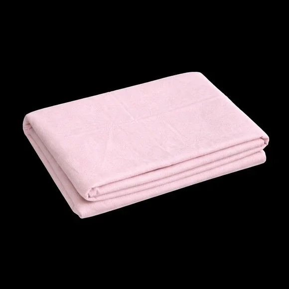 Vintage Deadstock Pink‎ Fleece Blanket 70x90 Soft Cozy  Made USA WPL 1675
