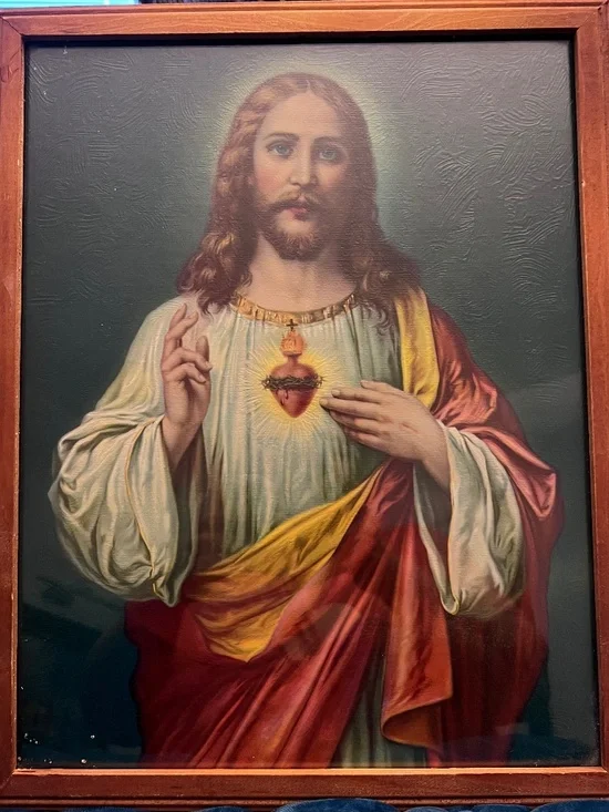 Vintage Sacred Heart of Jesus Print