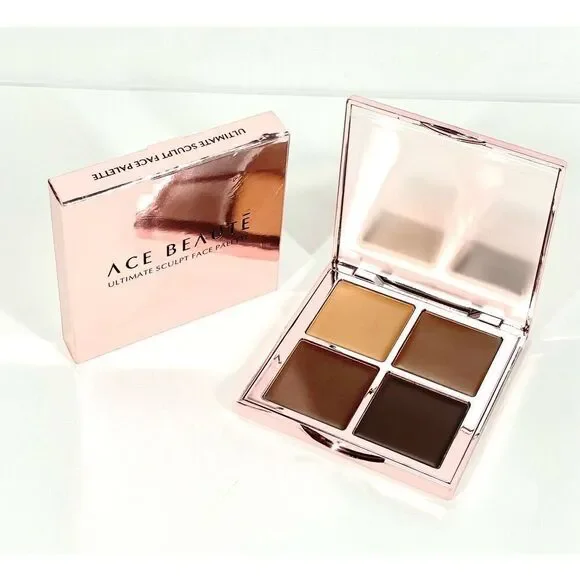Ace Beaute Ultimate Sculpt Face Contouring Palette ~ 4 CREAM Shades LE NIB $42