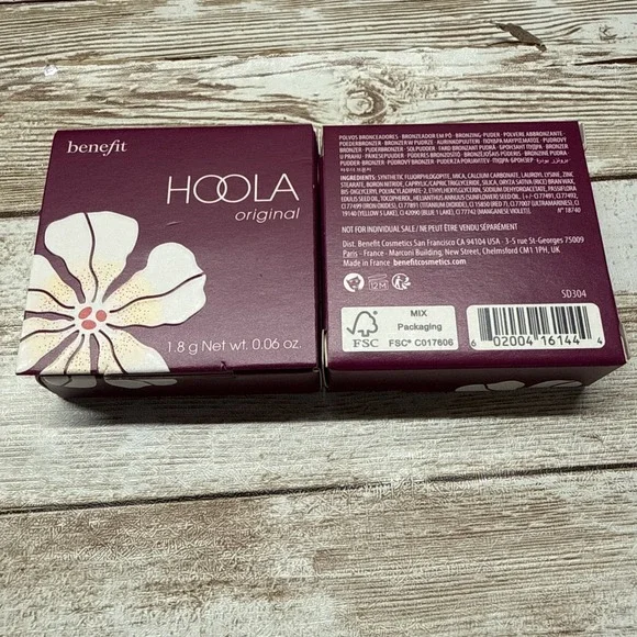 2x NEW Benefit‎ Hoola Pressed Powder Matte Bronzer ORIGINAL Sample 1.8g/0.06oz