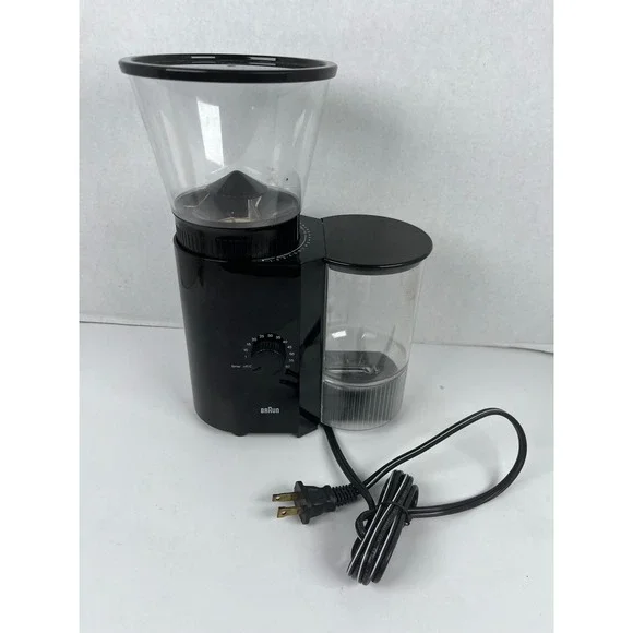 Braun KMM 30 Burr Coffee Grinder Type 3045 Black Aromatic Coffee Mill Timer Dial