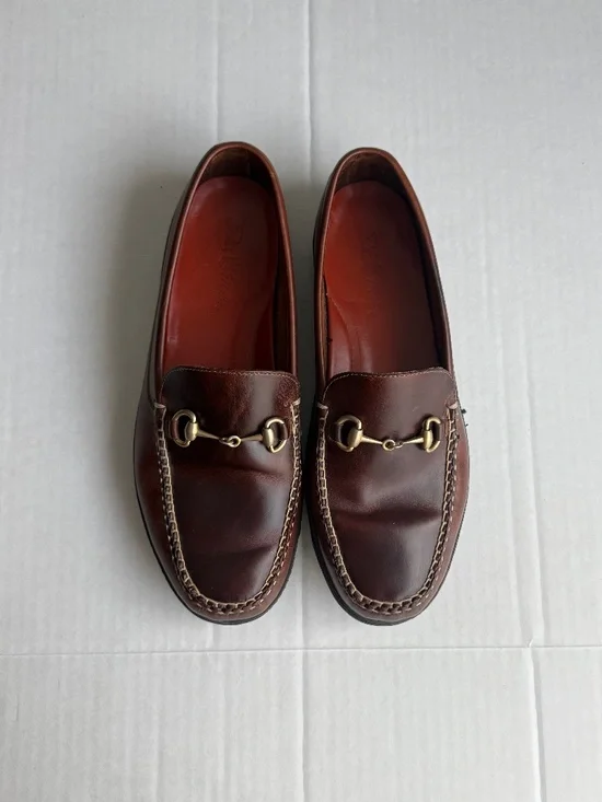 Peter Millar Horsebit Leather Loafers