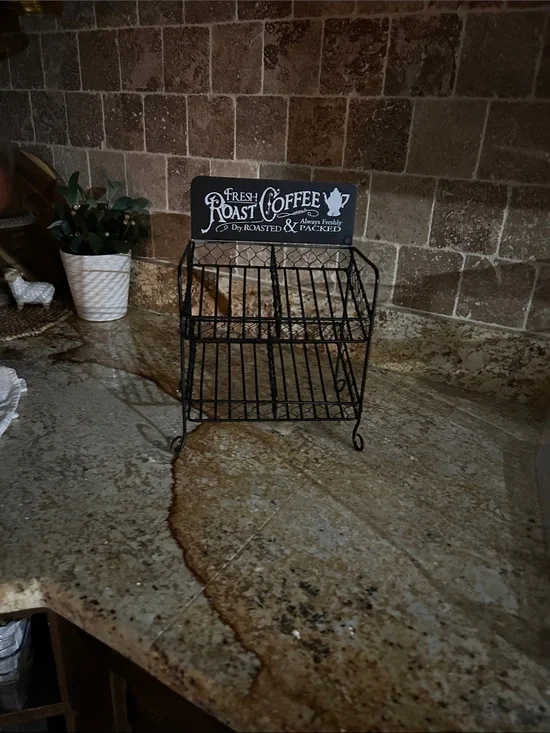 Coffee Pod Holder Rack - Black