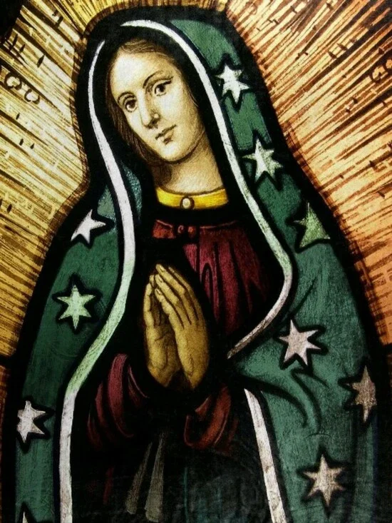 Lady Of Guadalupe Throw Blanket 50