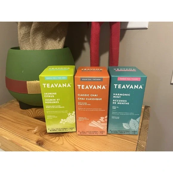 Starbucks Teavana Tea Lot Classic Chai Jasmine Citrus‎ Harmony Mint 24ct Each