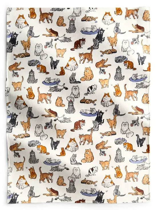 Vera Bradley Fleece Essential Oversized Throw Blanket A Cat's Life