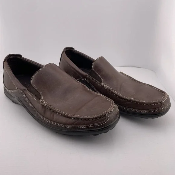 Cole Haan Men's Loafers Tucker Venetian Brown Leather C04059 Size 9 M‎ Slip On
