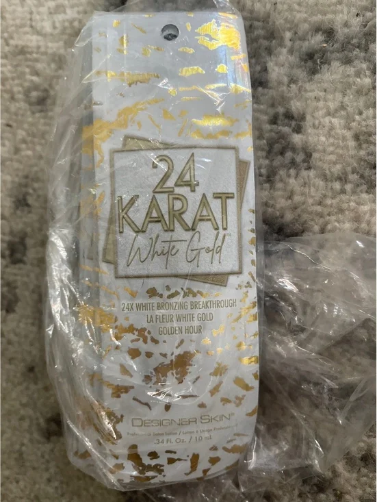 Designer Skin 24 Karat White Gold Bronzing Lotion 3.4 floz, BUNDLE OF 10