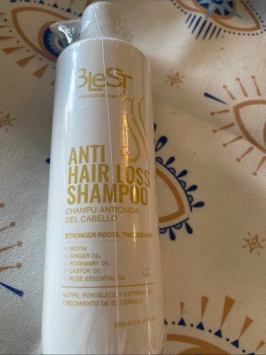 Anti Hair Loss Shampoo — White & Gold