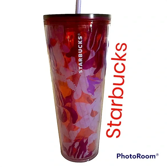 🌸🌺 Starbucks Floral Tumbler
