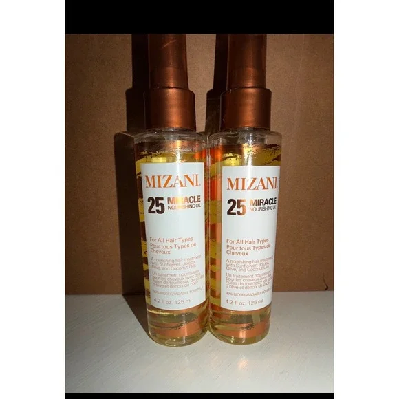 Mizani 25 Miracle Nourishing Oil Set of 2 Hair Treatment All Hair Care‎ Types