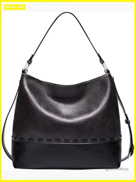 Vegan Leather Hobo Bag Crossbody Shoulder Tote Handbag Purse