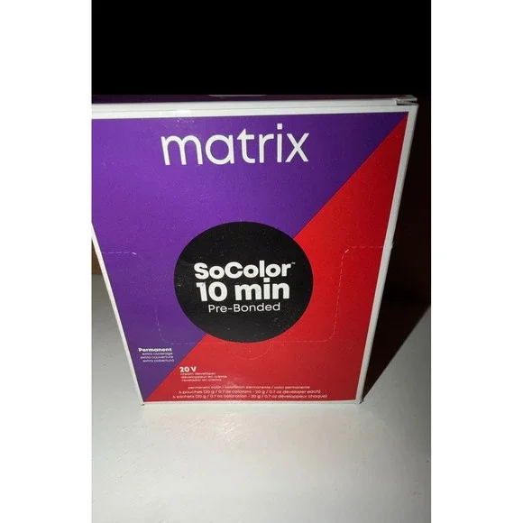 Matrix SoColor 10 Min Pre-Bonded Permanent‎ Hair Color 503N 6 Packets 20V