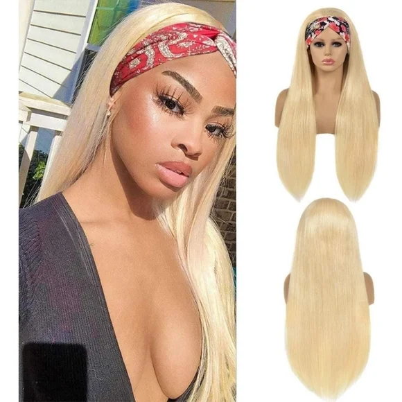 Blooming Hair 10A Brazilian Human Headband Wig