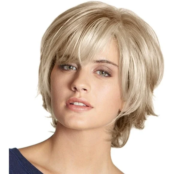 Blooming Hair layered Bang Wig